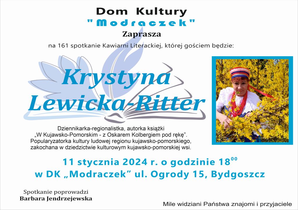Kawiarnia Literacka -  Krystyna Lewicka - Ritter
