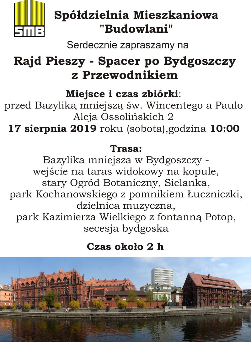 Rajd Pieszy - Spacer po Bydgoszczy