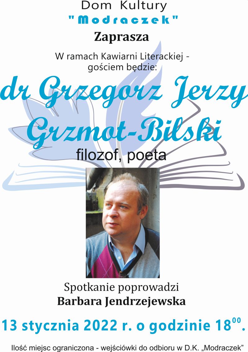 Kawiarnia Literacka - dr Grzegorz Jerzy Grzmot-Bilski